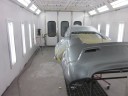 A neat and clean and professional refinishing department is located at Bay State Auto Body Inc., Hyde Park, MA, 02136