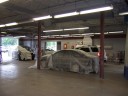 Twin City Auto Body - A clean and neat refinishing preparation area allows for a professional job to be done at Twin City Auto Body, Bloomington, MN, 55420.