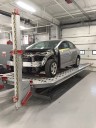 Professional vehicle lifting equipment at Priority Collision Center Newport News, located at Newport News, VA, 23608, allows our damage estimators a clear view of all collision related damages.