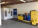 A neat and clean and professional refinishing department is located at Arizona Collision Center, Tempe, AZ, 85281