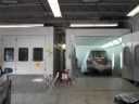 A neat and clean and professional refinishing department is located at IFM Collision Center, Bedford Hills, NY, 10507