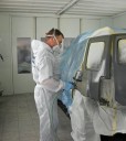 Hendrick Collision North - Painting technicians are trained and skilled artists.  At Hendrick Collision North, we have the best in the industry. For high quality collision repair refinishing, look no farther than, Kansas City, MO, 64153.