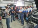 Mudgett's Auto Body's house training is ongoing.