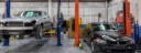 Professional vehicle lifting equipment at Clarkstown International Collision, Inc., located at Nanuet, NY, 10954, allows our damage estimators a clear view of all collision related damages.