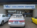 Van's Collision Center
1105 Vandregriff Dr. 
Carrollton, TX 75006

We are centrally located with easy access for our guests..