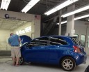 A professional refinished collision repair requires a professional spray booth like what we have here at Vision Collision in Tempe, AZ, 85281.